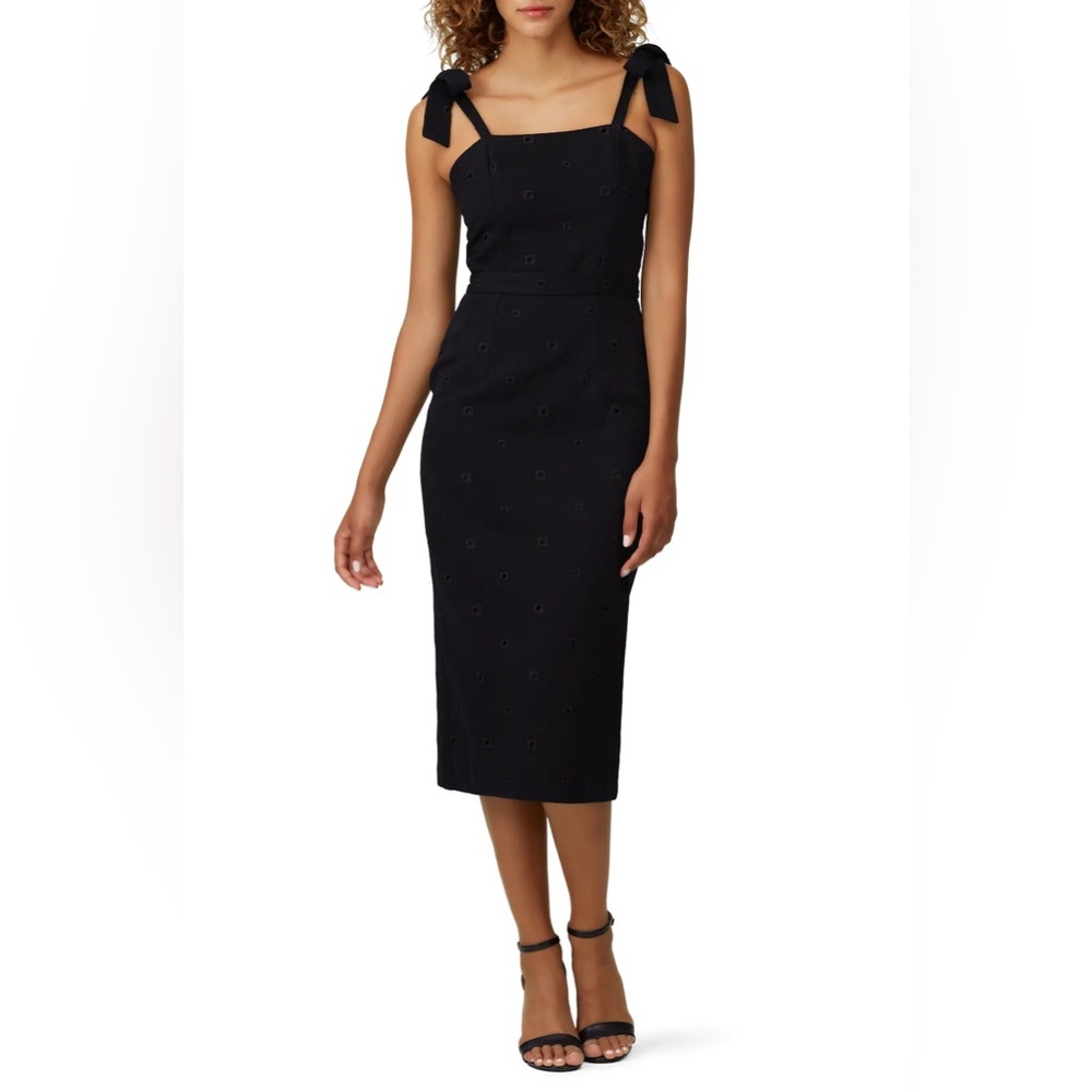 Hunter Bell Black Leighton Dress - Picture 2 of 16